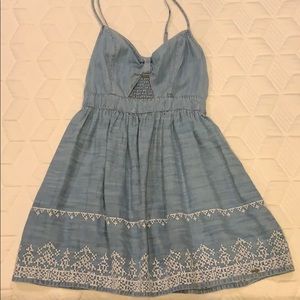 hollister jean dress